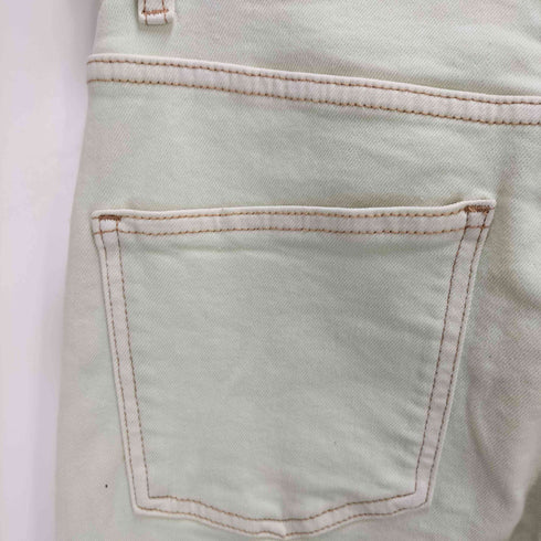 ザラ ZARA Fisherman Denim Pants フィッシャーマン ターンアップ カラー デニム パンツ レディース JPN:4