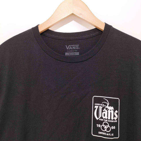 バンズ VANS CLASSIC FIT バッグプリントS/S TEE メンズ M