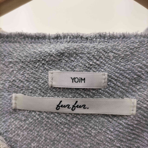 ファーファー furfur YOiM furfur フリル 切替 ジップ パーカー Y2K レディース