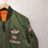アルファインダストリーズ ALPHA INDUSTRIES MA-1 タイトフィット フライトジャケット エアークルーパッチ59th F.I.S メンズ M