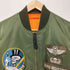 アルファインダストリーズ ALPHA INDUSTRIES MA-1 タイトフィット フライトジャケット エアークルーパッチ59th F.I.S メンズ M