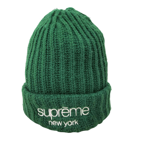 シュプリーム Supreme 24AW Classic Logo Chunky Ribbed Beanie メンズ