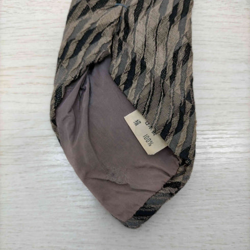 アイムイッセイミヤケ im ISSEY MIYAKE しわ加工 シルクネクタイ メンズ
