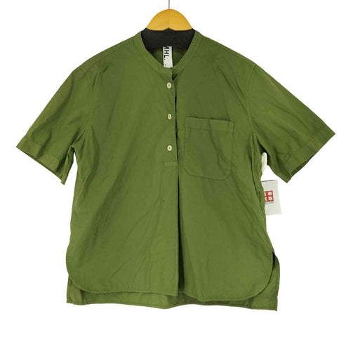 エムエイチエル MHL. ヘンリーネック S/S シャツ レディース JPN:2