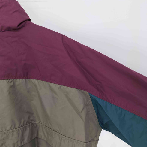 コロンビア Columbia 90S 白タグ Gizzmo ギズモ マルチカラー シェル ジャケット マウンテン パーカー メンズ import:XL