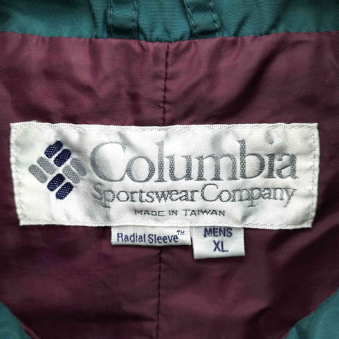 コロンビア Columbia 90S 白タグ Gizzmo ギズモ マルチカラー シェル ジャケット マウンテン パーカー メンズ import:XL