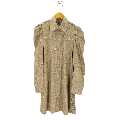 ミキオサカベ MIKIOSAKABE elegant cat 総柄シャツワンピース レディース FREE