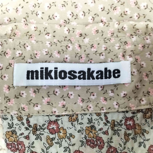 ミキオサカベ MIKIOSAKABE elegant cat 総柄シャツワンピース レディース FREE
