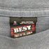 90S USA製 FRUIT OF THE LOM BEST ボディ SURVIVED THE LEMON SQUEEZE プリント 袖シングルステッチ Tシャツ メンズ import:S