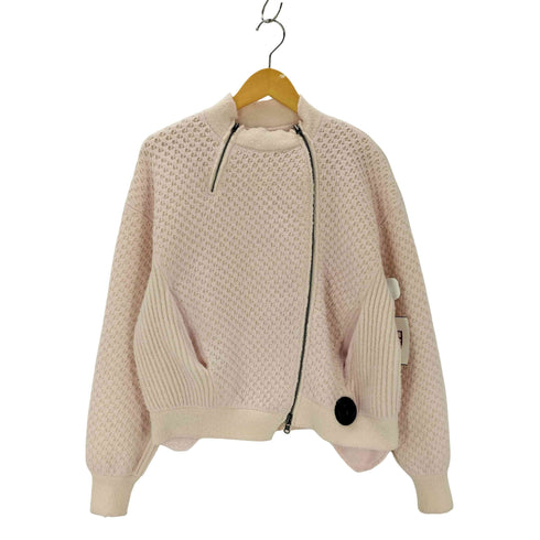 ミキオサカベ MIKIOSAKABE ジップデザインニット レディース