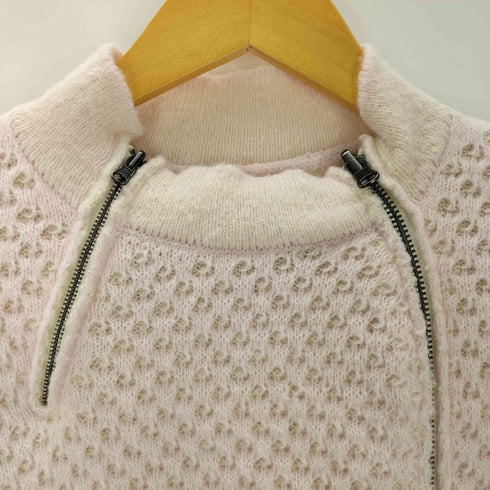 ミキオサカベ MIKIOSAKABE ジップデザインニット レディース