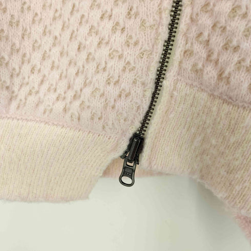 ミキオサカベ MIKIOSAKABE ジップデザインニット レディース