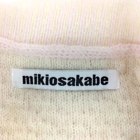 ミキオサカベ MIKIOSAKABE ジップデザインニット レディース