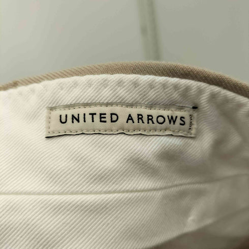 ユナイテッドアローズ UNITED ARROWS 21AW 〇UAB WL GABA BSC/TPD 1P ウールギャバジン ベーシックテーパード 1プリーツ メンズ JPN:M