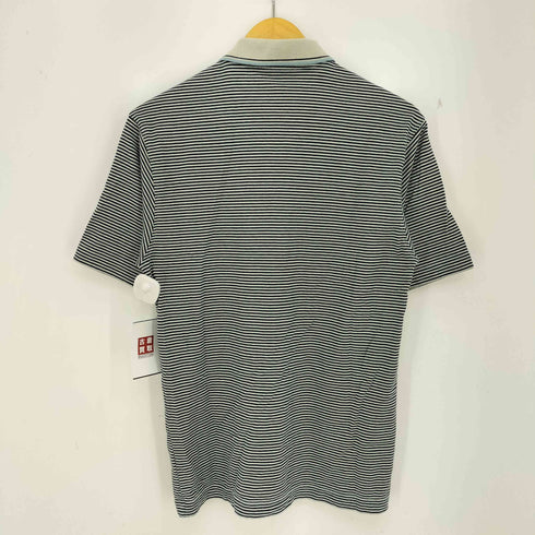 ラコステスポーツ LACOSTE SPORT 90-00s ボーダー ワンポイントロゴ ポロシャツ メンズ JPN:3