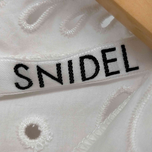 スナイデル snidel パンチングレースパフスリワンピ レディース JPN:0