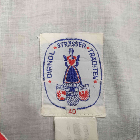 Strasser Dirndl 60~70s コンチョボタン フラワー総柄 ディアンドル ユーロ レディース 40