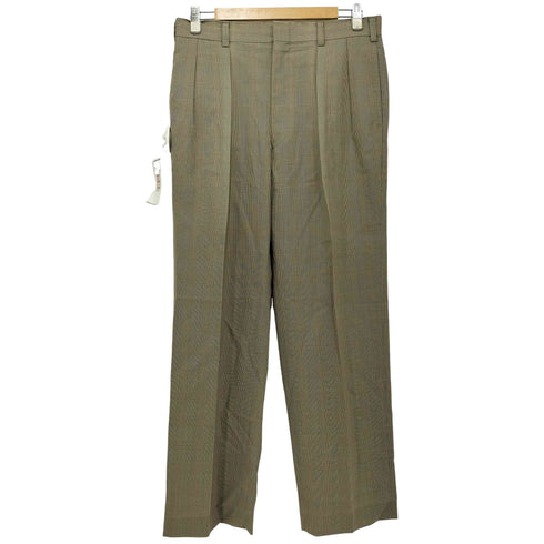 ジェイプレス J.PRESS NEW ENGLAND MODEL グレンチェック 2タック ウールスラックス メンズ 79