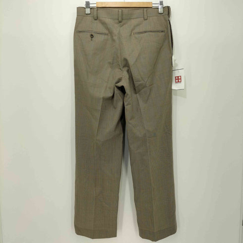 ジェイプレス J.PRESS NEW ENGLAND MODEL グレンチェック 2タック ウールスラックス メンズ 79