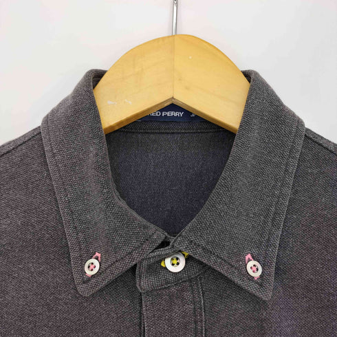 フレッドペリー FRED PERRY ロゴ刺繍 ボタンダウン ポロシャツ メンズ JPN:L