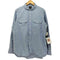 ジェイプレス J.PRESS フロントポケット ショートラウンドカラー L/S シャツ orgabits メンズ import:L
