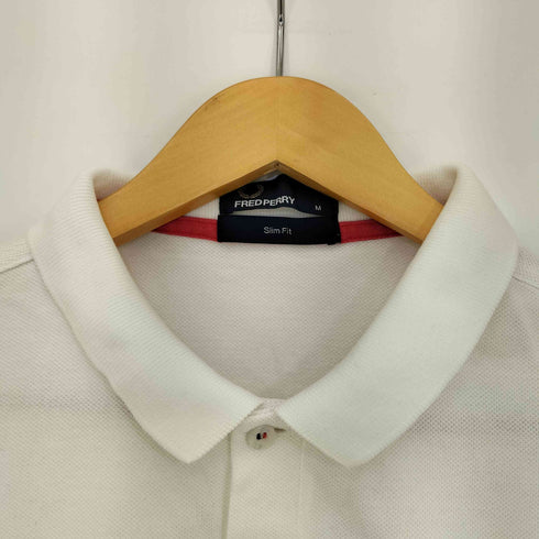 フレッドペリー FRED PERRY ロゴ刺繍 トリコカラー 鹿の子 ポロシャツ メンズ import:M