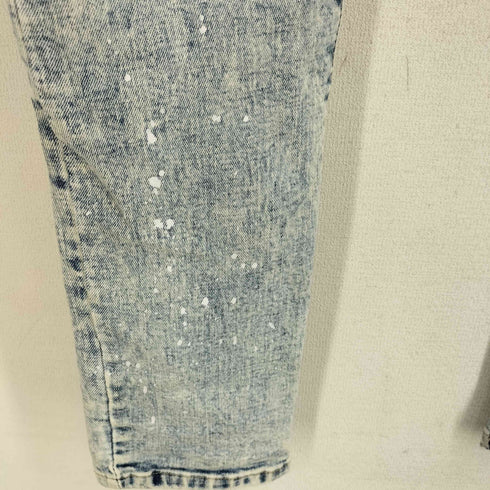 SMOKE RISE スモークライズ スリムフィット ダメージ クラッシュ スキニー ウォッシュドデニムパンツ メンズ US:30-31