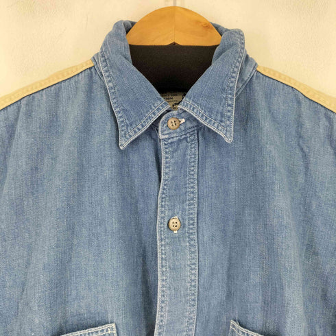オアスロウ orSlow デニム袖切替 L/S シャツ メンズ JPN:3