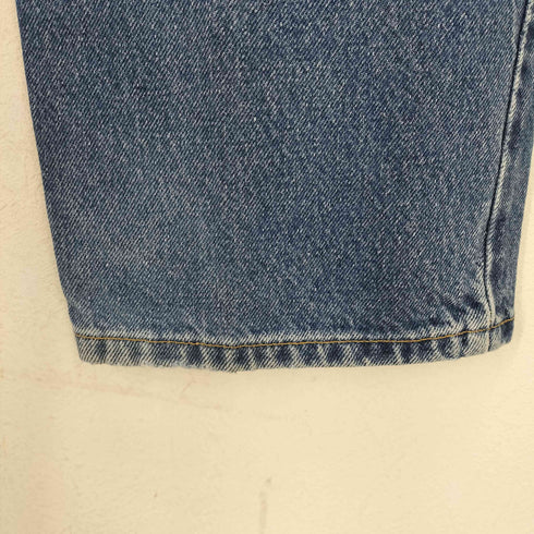 トミージーンズ tommy jeans ロゴパッチ ジッパーフライ テーパードデニムパンツ メンズ 33/32