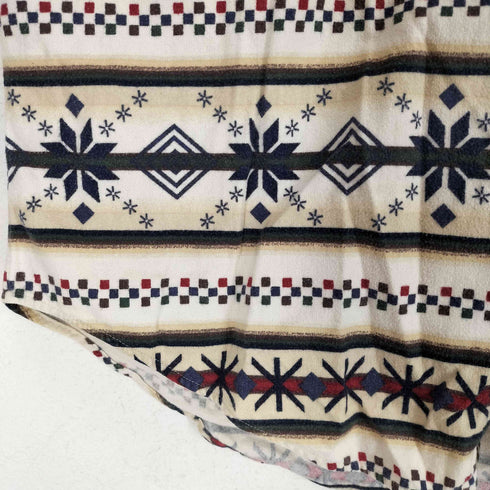 チャップスラルフローレン CHAPS RALPH LAUREN ノルディック柄コットンネルシャツ メンズ L