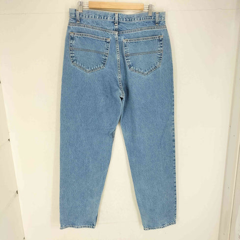 トミーヒルフィガー TOMMY HILFIGER USA製 ジッパーフライ テーパードバギーデニムパンツ メンズ 36×34