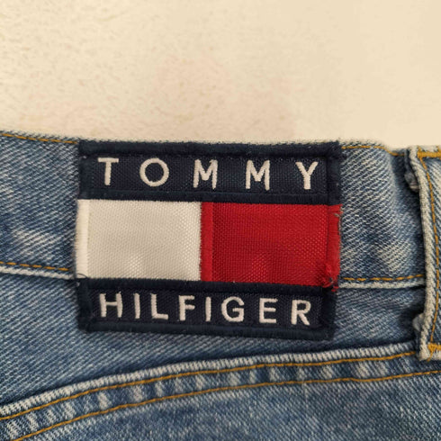 トミージーンズ tommy jeans ジッパーフライ テーパードバギーデニムパンツ メンズ 36×32