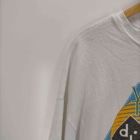 ヘインズ Hanes 90S USA製 シングルステッチ プリントクルーネックTシャツ メンズ import:XL