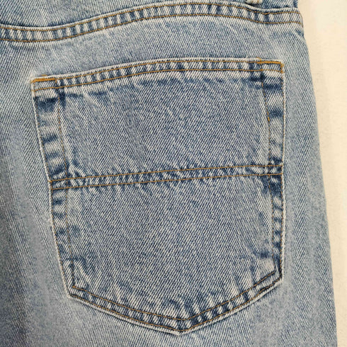 トミージーンズ tommy jeans コインポケット エンブレム ジッパーフライ バギーデニムパンツ メンズ 36/30