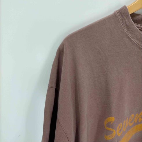 Seven 7 Brand USA製 プリントクルーネックTシャツ メンズ import:XL