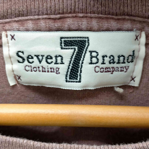 Seven 7 Brand USA製 プリントクルーネックTシャツ メンズ import:XL