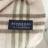 バーバリーロンドン BURBERRY LONDON 100%cashmere ノヴァチェックカシミヤフリンジマフラー レディース