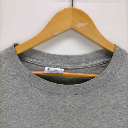 チャンピオン Champion USA製 テニスプリントクルーネックTシャツ メンズ import:XL