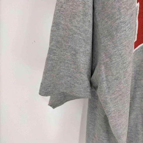 チャンピオン Champion USA製 テニスプリントクルーネックTシャツ メンズ import:XL