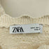 ザラ ZARA フリル付きニットトップス レディース import:M
