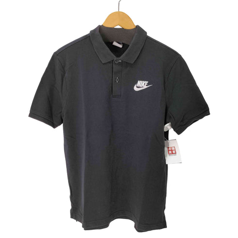 ナイキ NIKE スウォッシュロゴ刺繍 S/S 鹿の子ポロシャツ レディース import:L