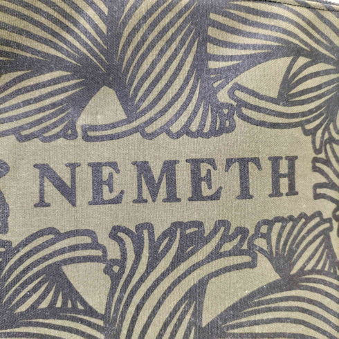 ネメス NEMETH ロゴプリント 縄目柄 セカンドバッグ クラッチバッグ メンズ