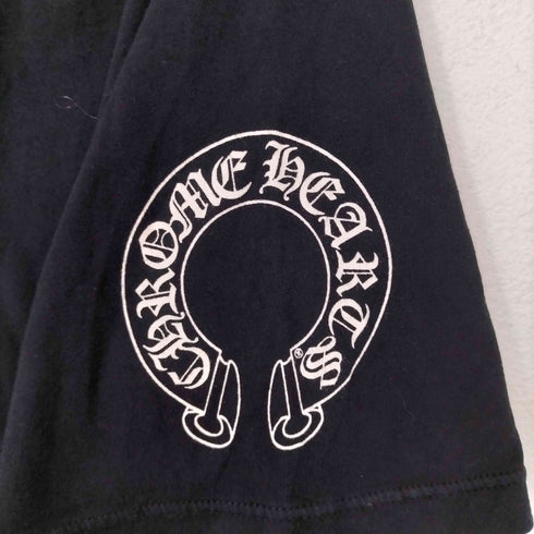 クロムハーツ CHROME HEARTS ロゴプリント VネックTシャツ メンズ S