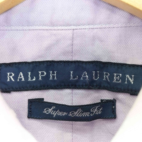 ラルフローレン RALPH LAUREN Super Slim Fit スーパースリムフィット ロゴ刺繍 ボタンダウンシャツ レディース import:S