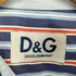 ディーアンドジードルチェアンドガッバーナ D&G DOLCE&GABBANA ストライプシャツ メンズ 50