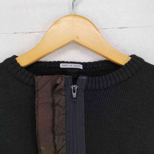 MARC LE BIHAN フロントフリルウールジップカーディガン import レディース 2