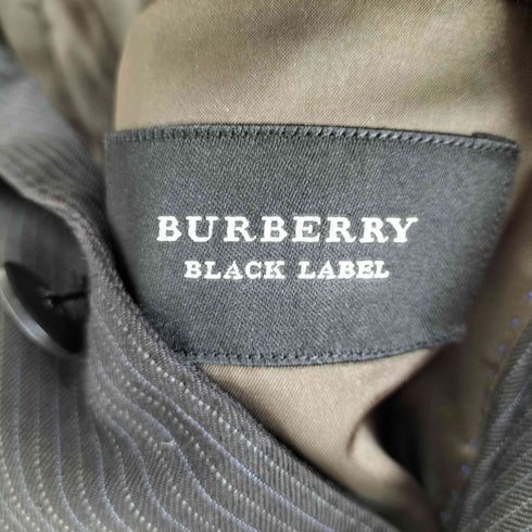バーバリーブラックレーベル BURBERRY BLACK LABEL ピンストライプテーラードジャケット メンズ 165