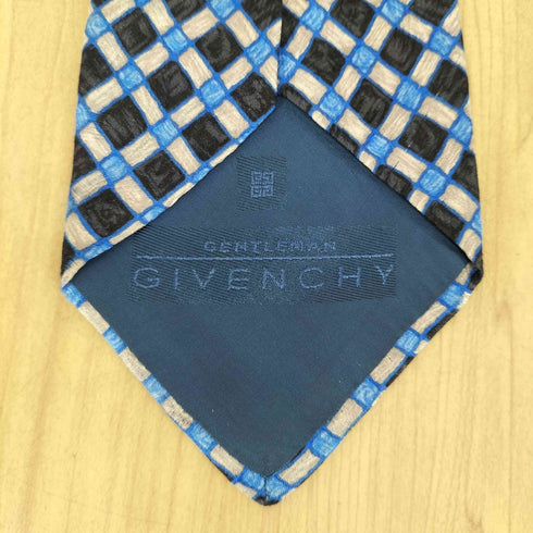 ジバンシィ GIVENCHY 格子柄ネクタイ MADE IN ITALY メンズ