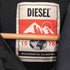ディーゼル DIESEL SUCCESSFUL CLIMBING 1978 ナイロン切替 ジップアップ フリースパーカー メンズ import:S