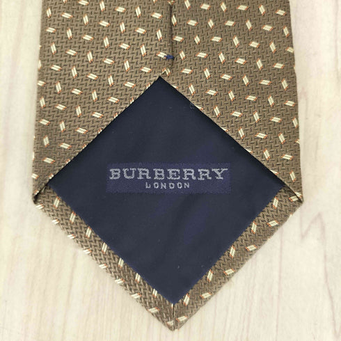 バーバリーロンドン BURBERRY LONDON 騎士ロ刺繍総柄ネクタイ メンズ